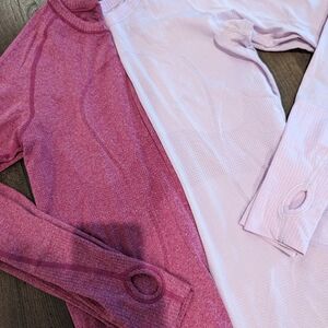 Lululemon Swiftly Tech Long Sleeve shirts--size 6 *Bundle of 2*